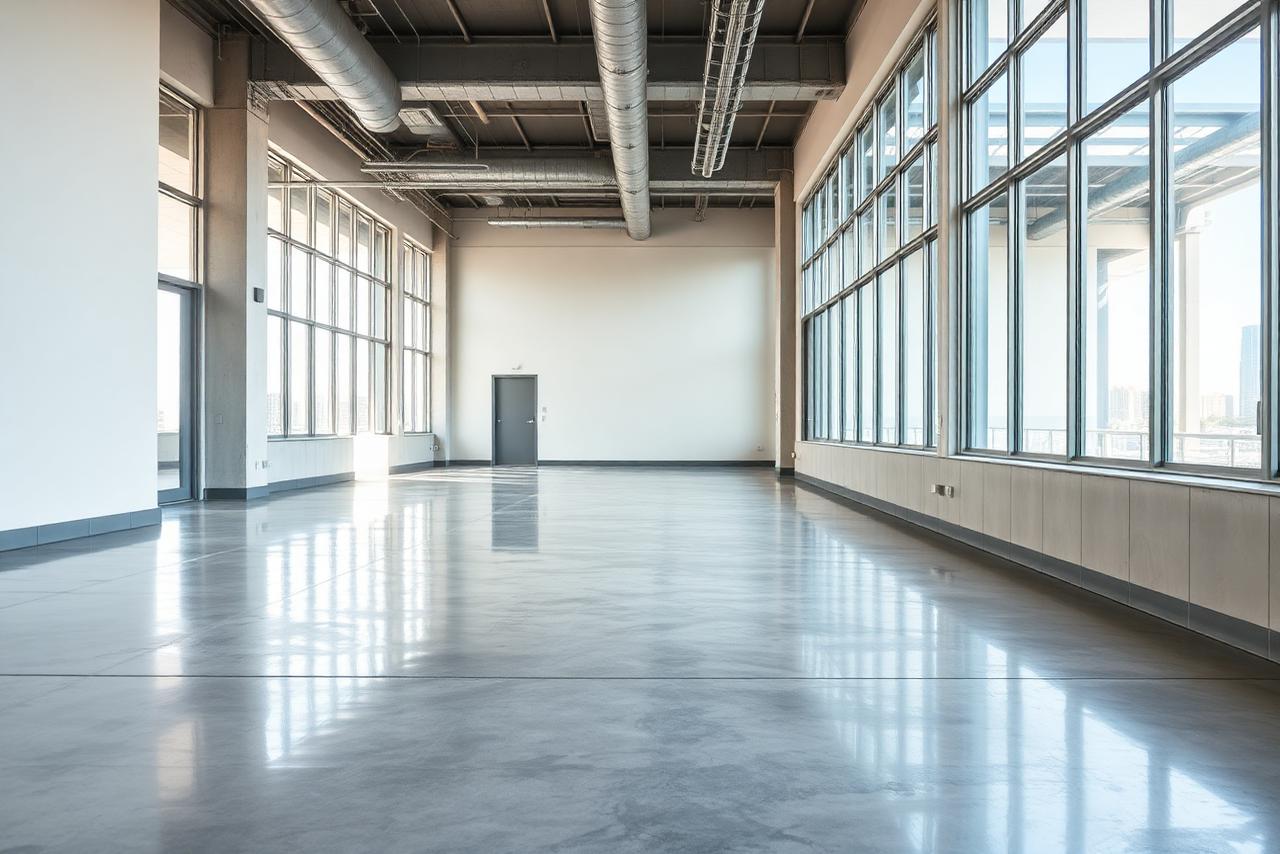 Сдача офисного этажа после строительства, 1 400 м² — После