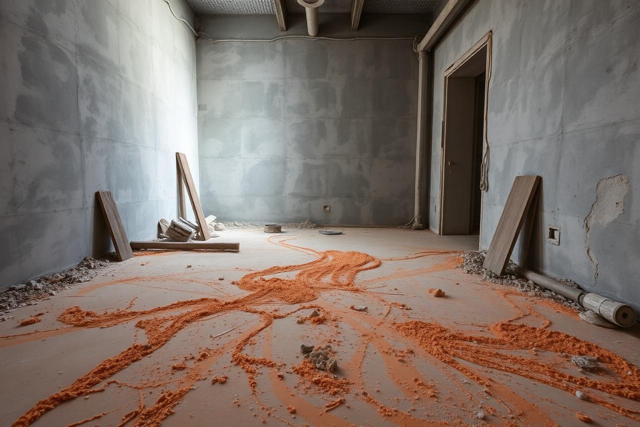 Сдача офисного этажа после строительства, 1 400 м² — До